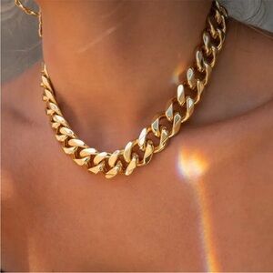 Luxe Gold-Tone Chain Necklace